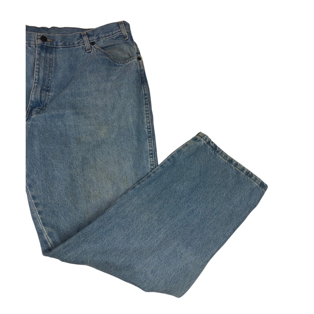 Dickies Men's Jeans Light Wash 40x32 Relaxed Fit Blue Denim Outdoor Workwear - Picture 7 of 10